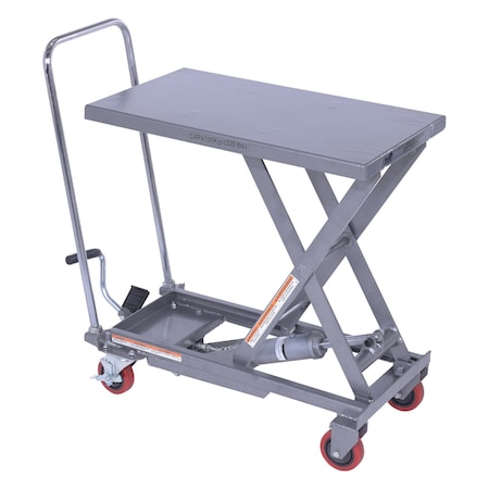 Vestil Alum Elevating Cart, 220 lb., 15.75x27 CART-200-ALUM